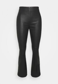 ARKET Leather Trousers - Black -Arket 09fd3a78098d4e79bcb5915a497b6467