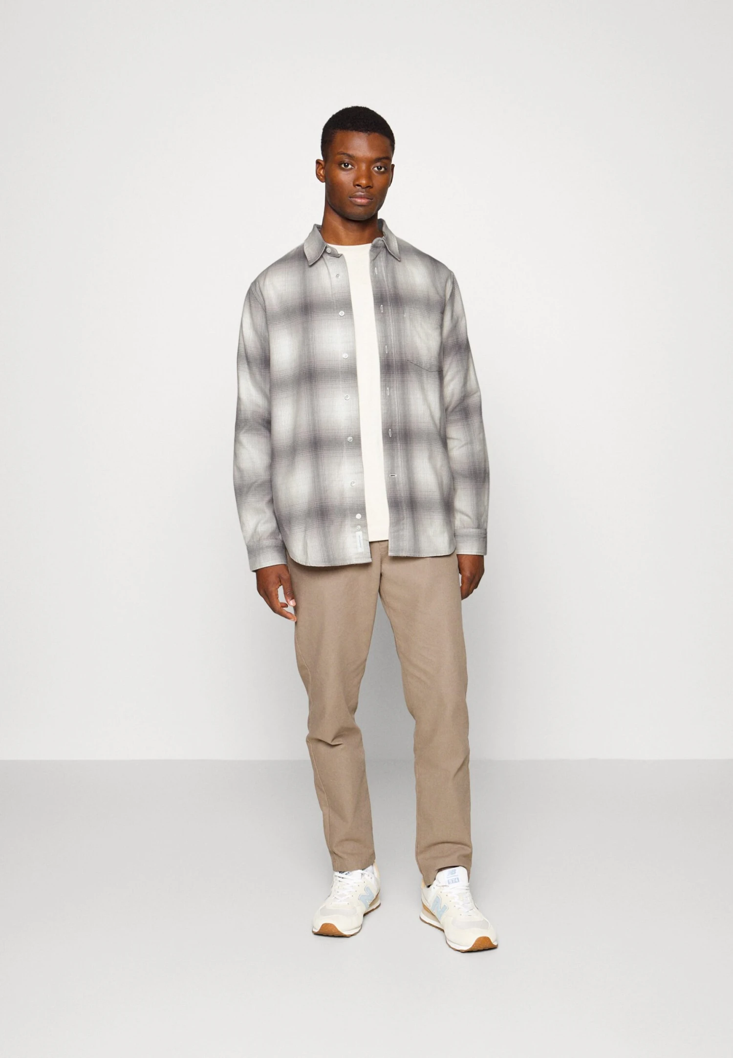 ARKET Shirt - Grey/Light Grey 2 ARKET Shirt - Grey/Light Grey - Image 2