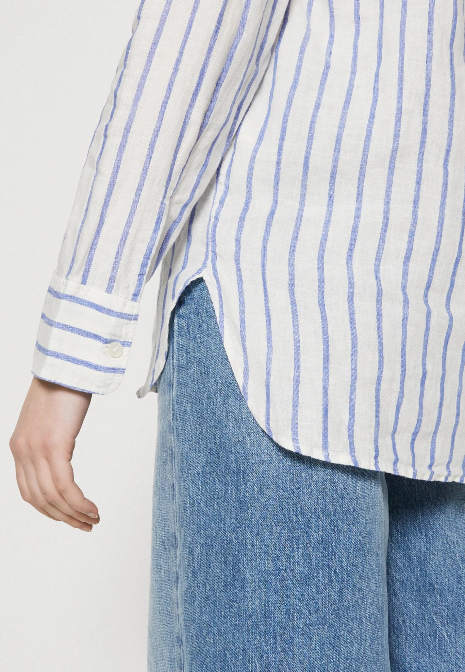 ARKET Button-Down Blouse - Blue 6 ARKET Button-Down Blouse - Blue - Image 6