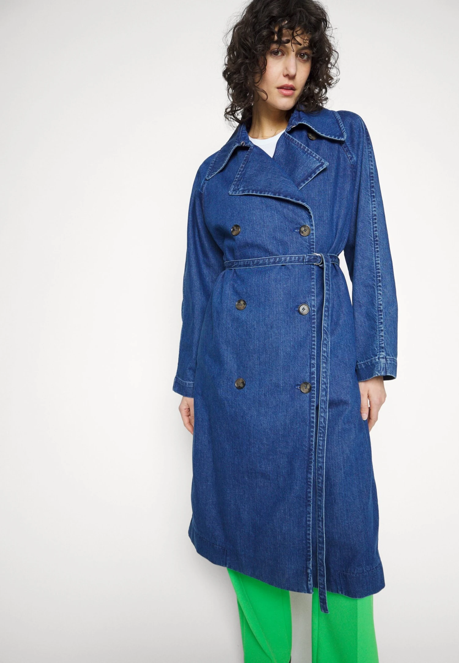 ARKET Trenchcoat - Blue 4 ARKET Trenchcoat - Blue - Image 4