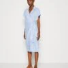 ARKET Day Dress - Blue/White