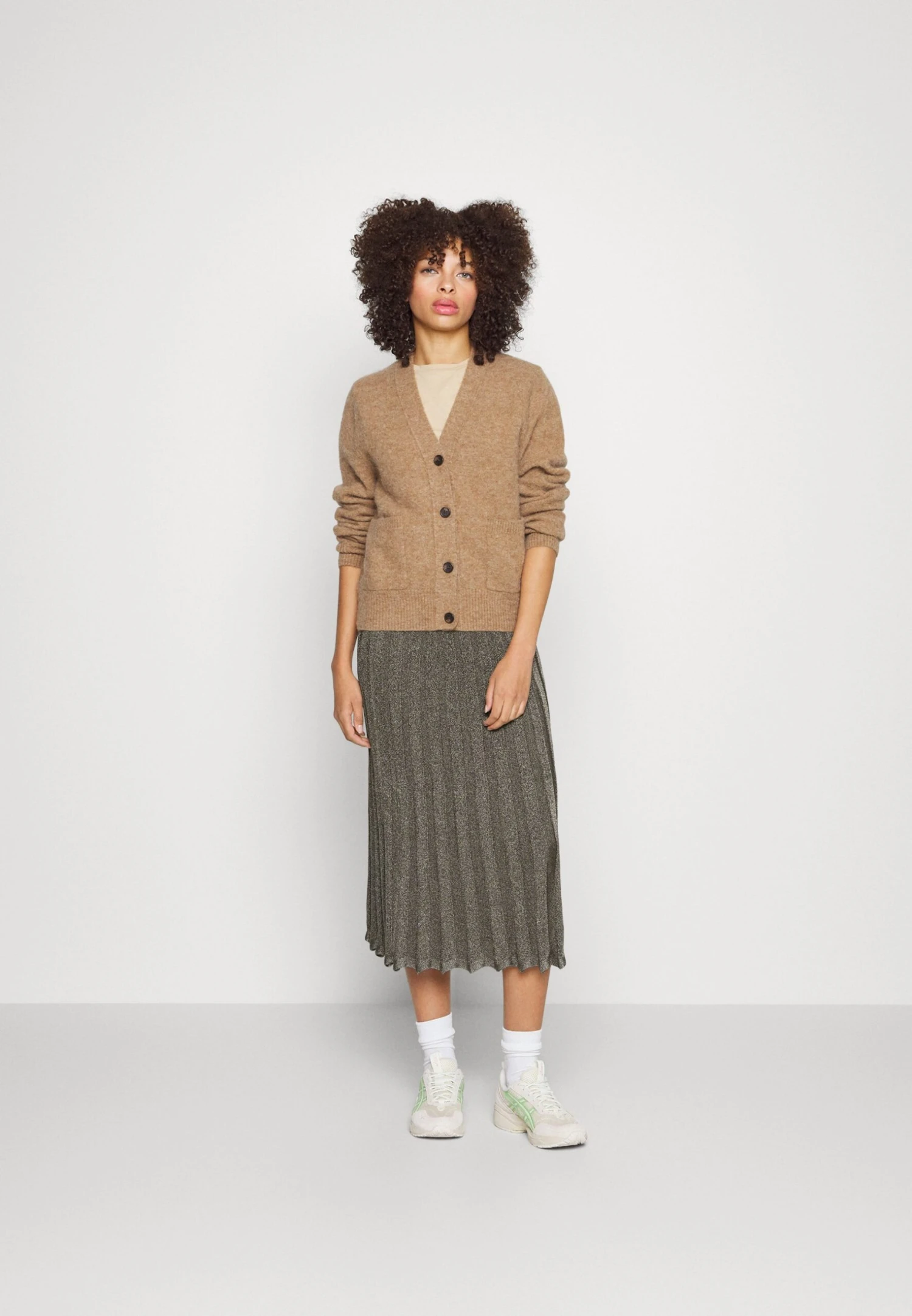 ARKET A-Line Skirt - Gunmetal Silver 2 ARKET A-Line Skirt - Gunmetal Silver - Image 2