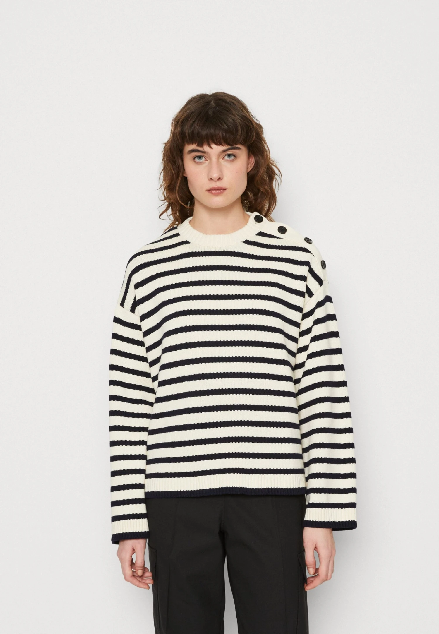 ARKET Jumper - Blue/Offwhite 1 ARKET Jumper - Blue/Offwhite