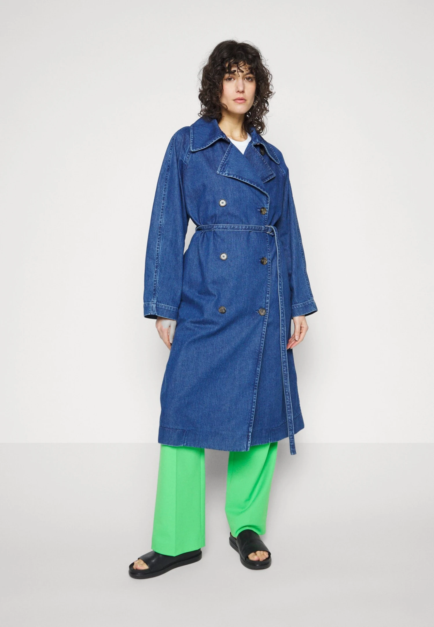 ARKET Trenchcoat - Blue 3 ARKET Trenchcoat - Blue - Image 3