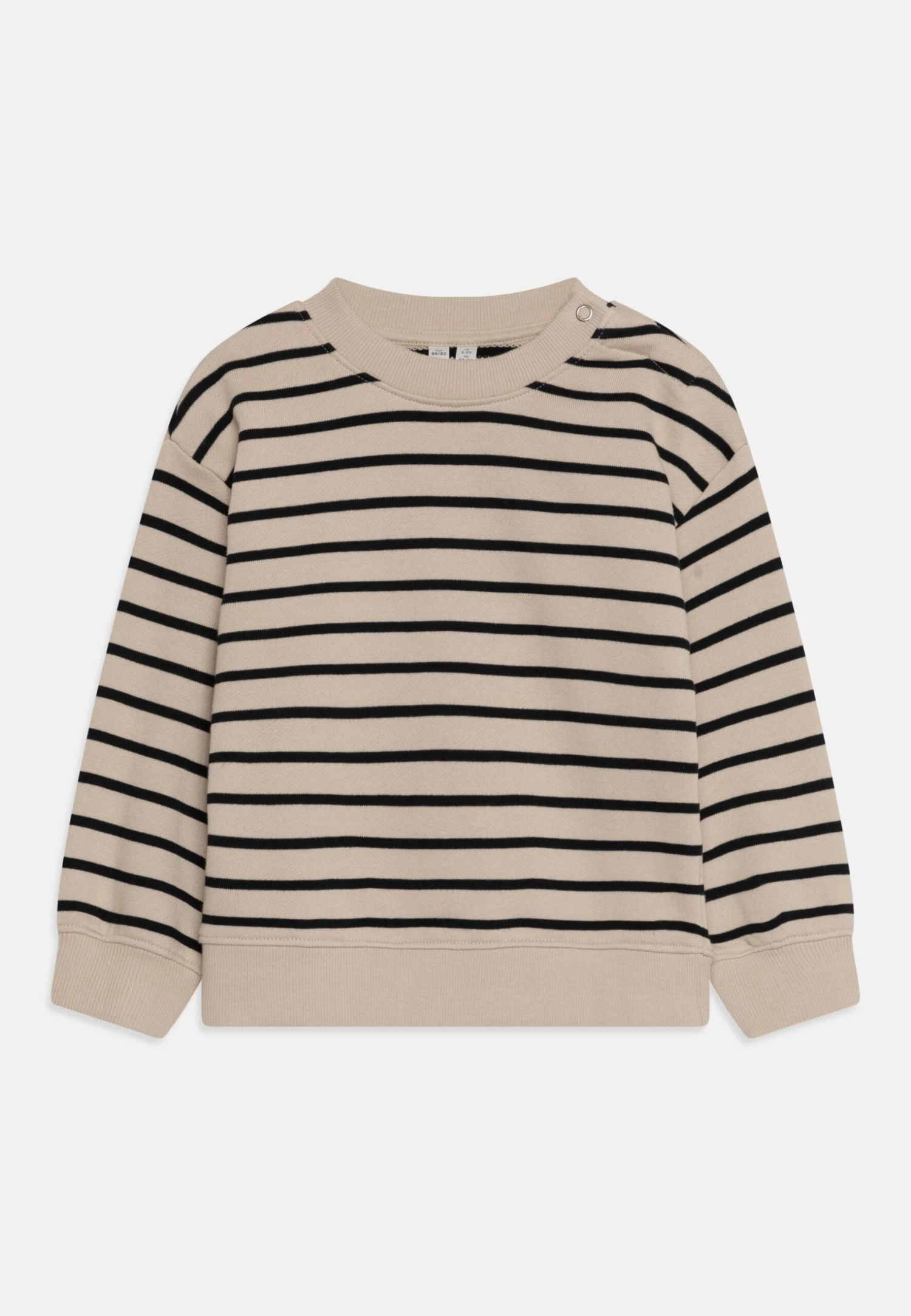 ARKET Unisex - Sweatshirt - Light Beige/Black Stripes 1 ARKET Unisex - Sweatshirt - Light Beige/Black Stripes