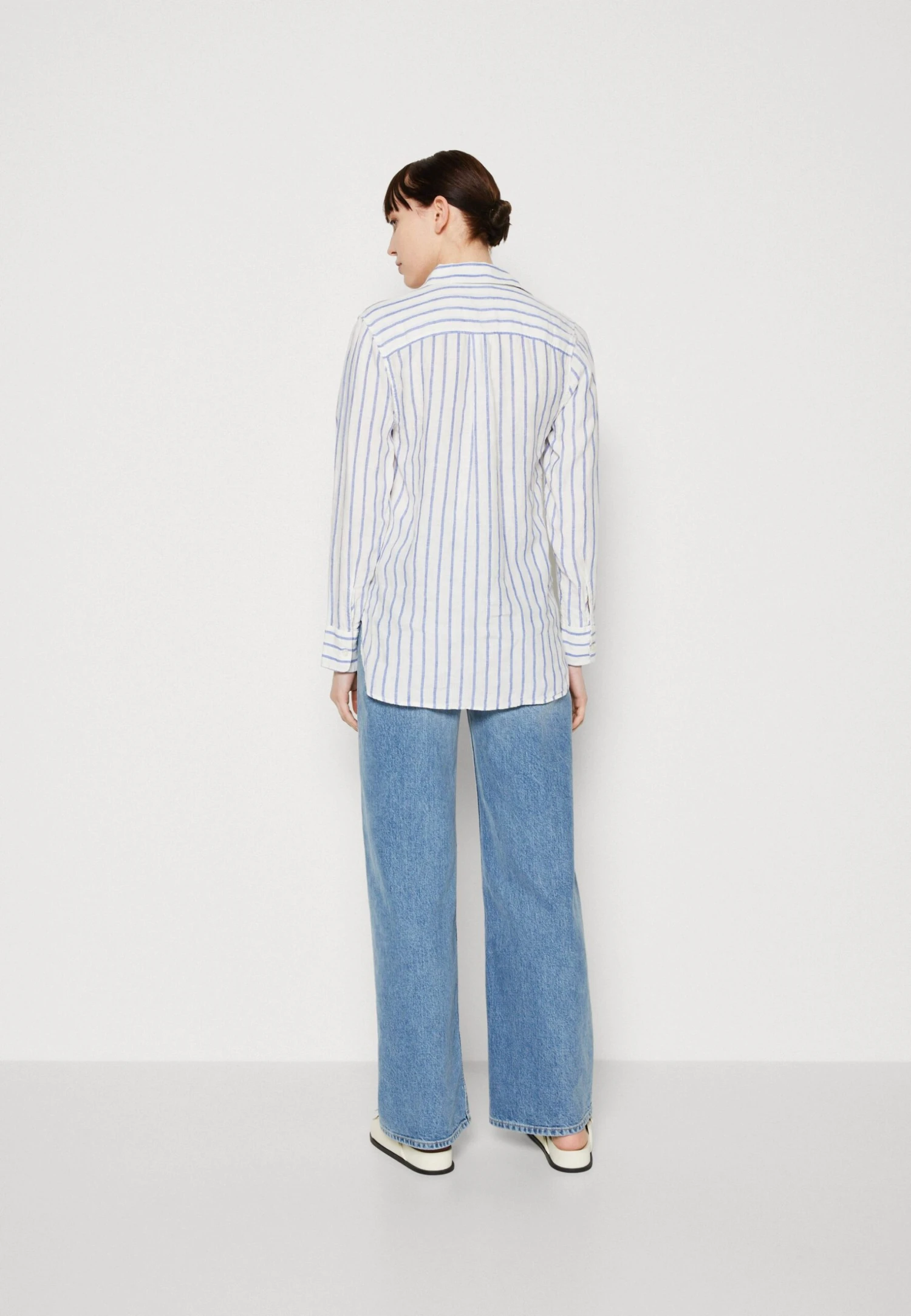 ARKET Button-Down Blouse - Blue 3 ARKET Button-Down Blouse - Blue - Image 3