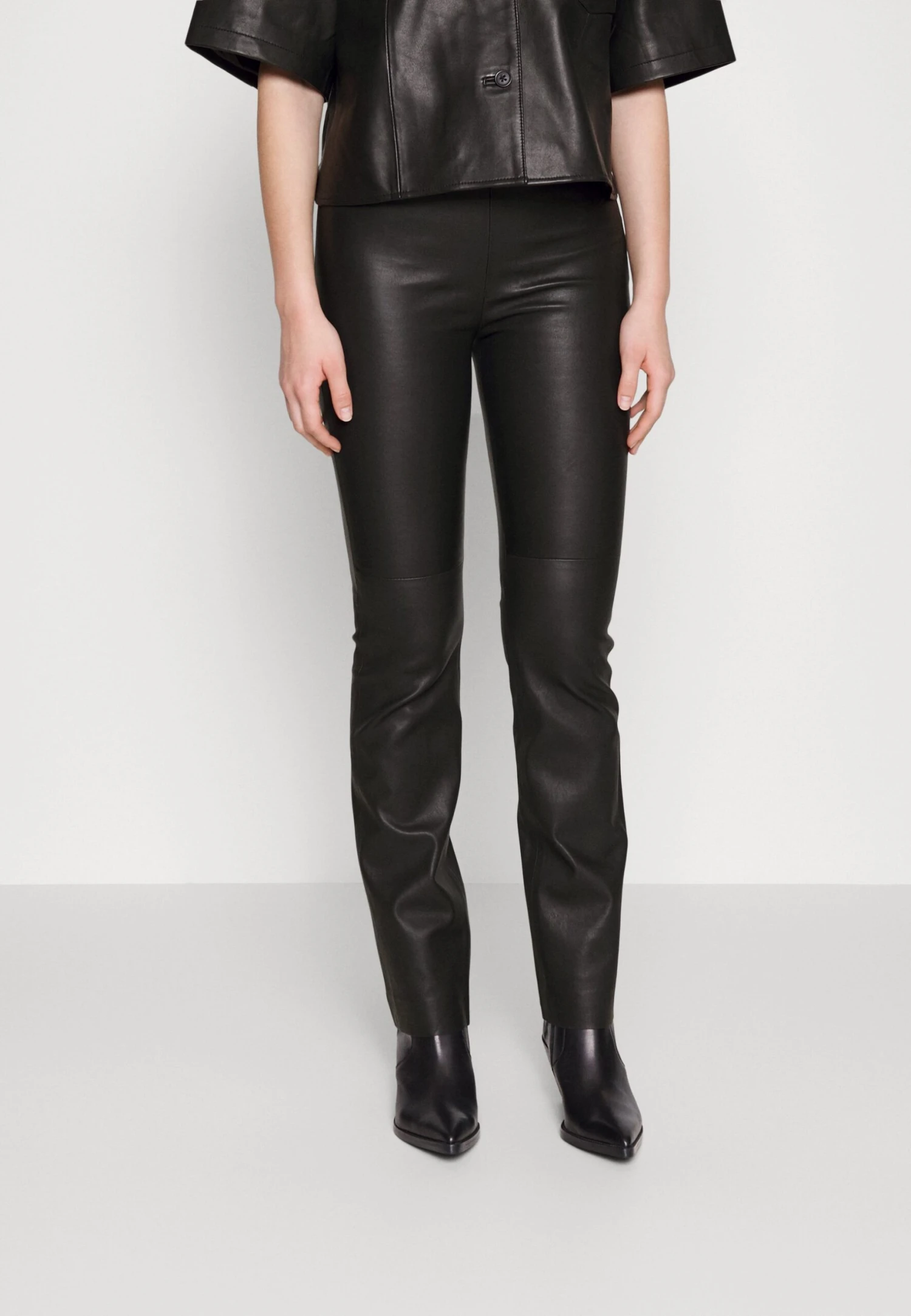 ARKET Leather Trousers - Black 1 ARKET Leather Trousers - Black
