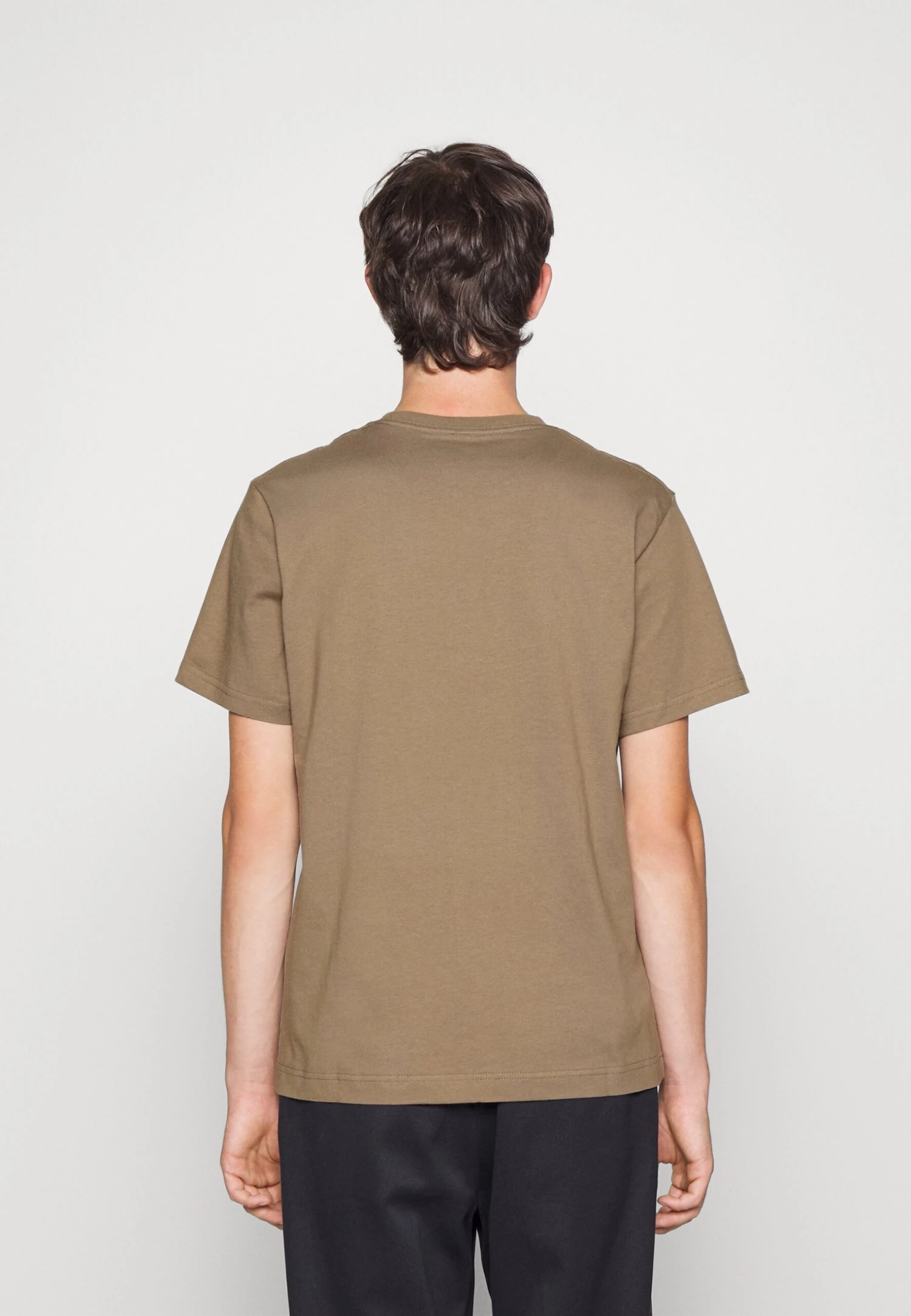 ARKET Basic T-Shirt - Khaki 3 ARKET Basic T-Shirt - Khaki - Image 3