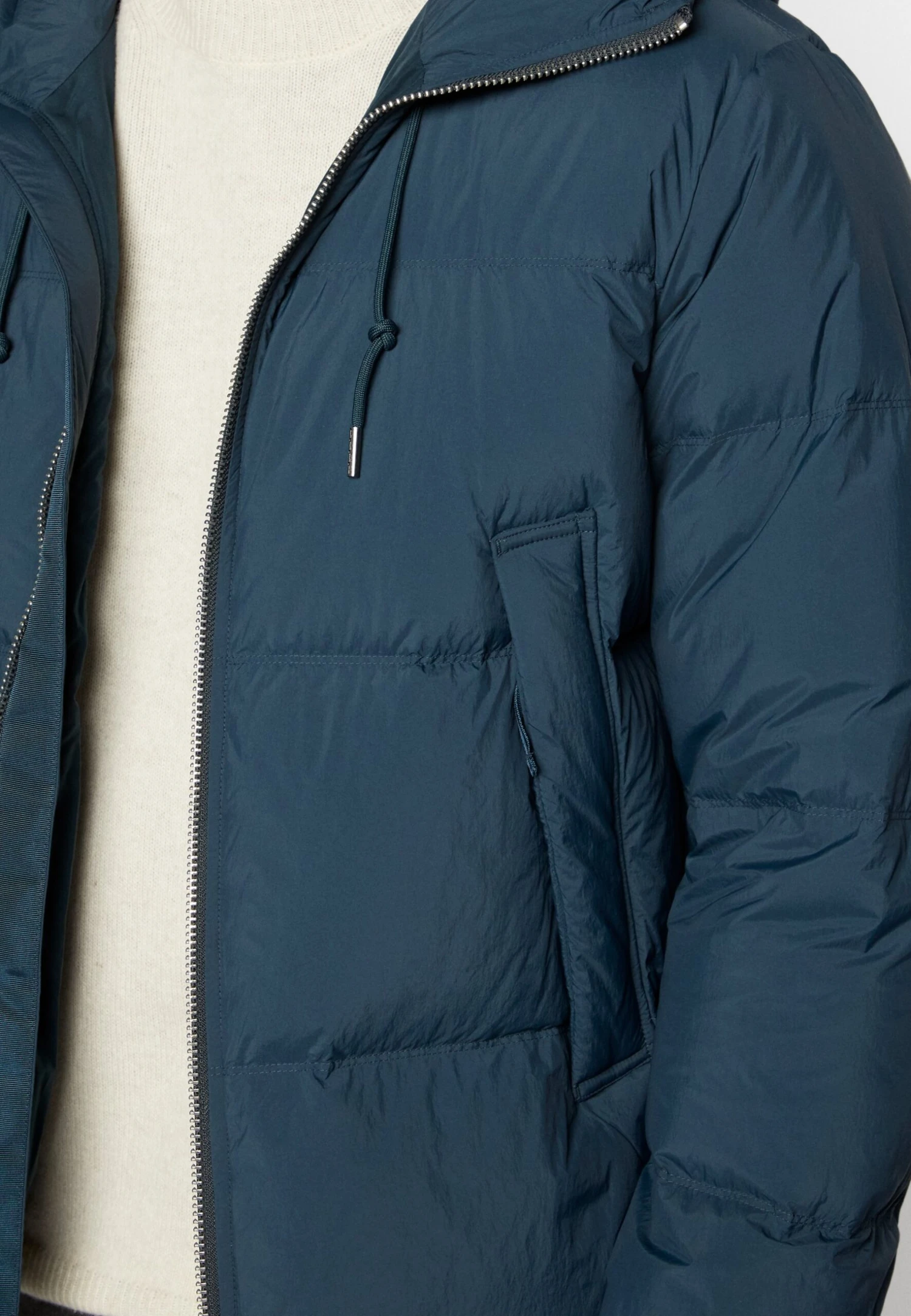 ARKET Down Jacket - Teal 6 ARKET Down Jacket - Teal - Image 6