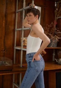 ARKET Flared Jeans - Sky Blue -Arket 9fd026ccfdb64b25880ad29791bfe53e