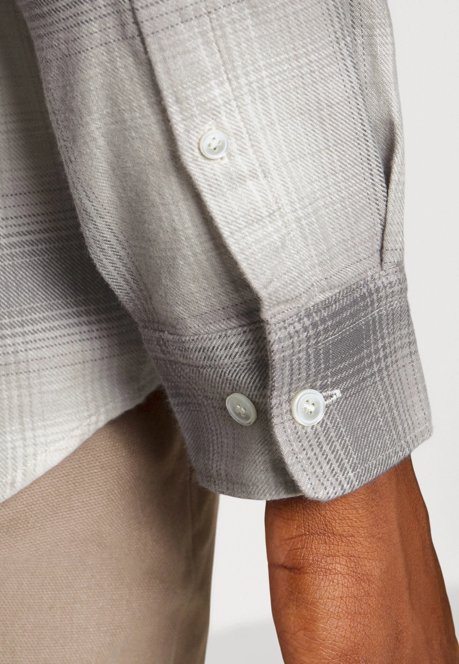 ARKET Shirt - Grey/Light Grey 4 ARKET Shirt - Grey/Light Grey - Image 4