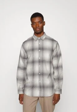 ARKET Shirt - Grey/Light Grey