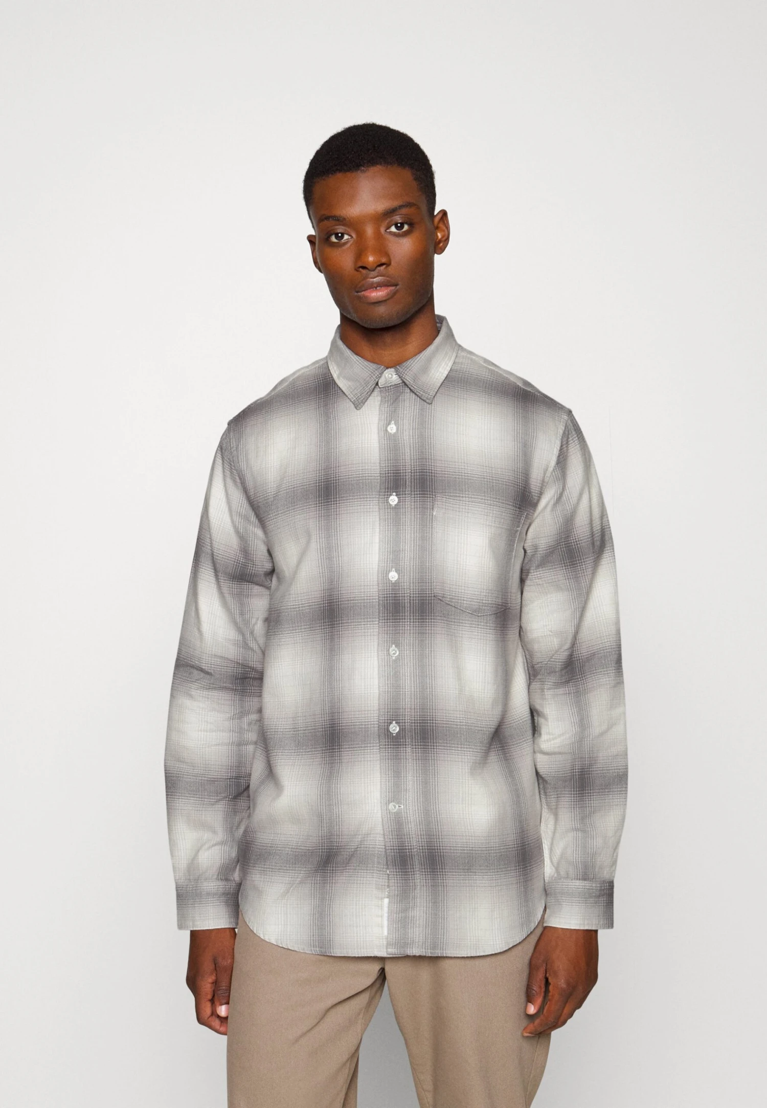 ARKET Shirt - Grey/Light Grey 1 ARKET Shirt - Grey/Light Grey
