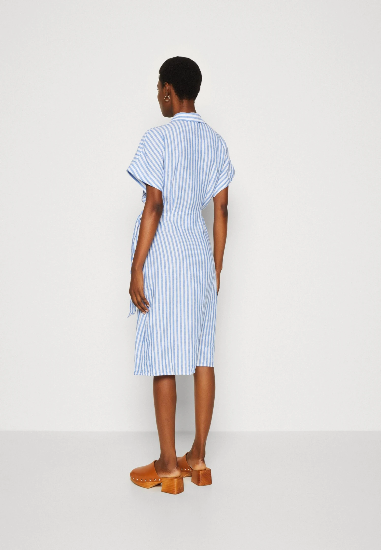 ARKET Day Dress - Blue/White 3 ARKET Day Dress - Blue/White - Image 3