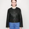 ARKET Leather Jacket - Black